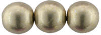 Round Beads 8mm (loose) : ColorTrends: Sueded Gold Cloud Dream