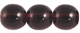 Round Beads 8mm (loose) : Dk Amethyst