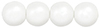 Round Beads 8mm (loose) : Pearl Coat - Snow