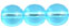 Round Beads 8mm (loose) : Lt Aquamarine
