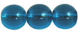 Round Beads 8mm (loose) : Lt Capri Blue