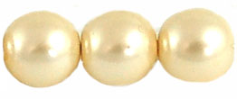 Round Beads 8mm (loose) : Pearl Coated