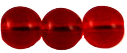 Round Beads 8mm (loose) : Lt Siam Ruby