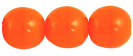 Round Beads 8mm (loose) : Opaque Orange