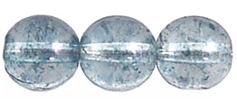 Round Beads 8mm (loose) : Luster - Transparent Blue