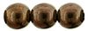 Round Beads 8mm (loose) : Dk Bronze