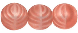 Round Beads 8mm (loose) : Matte - Red Stripe