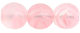 Round Beads 8mm (loose) : Matte - Pink Stripe