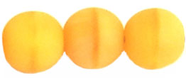Round Beads 8mm (loose) : Matte - Opaque Yellow