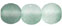 Round Beads 10mm (loose) : Green Luster - Crystal Etching