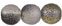 Round Beads 10mm (loose) : Double Colour Luster - Etching