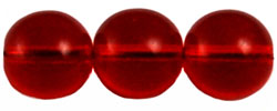 Round Beads 12mm (loose) : Siam Ruby