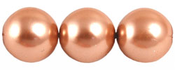 Round Beads 14mm (loose) : Pearl Coated