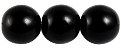 Round Beads 15mm (loose) : Jet