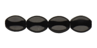 Sided Oval 10/8mm : Jet