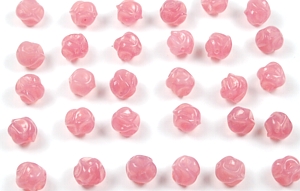 Ruffled Rounds 9mm (loose) : Milky Pink