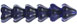 Bell Flower 8/10mm (loose) : Cobalt