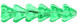 Bell Flower 8/10mm (loose) : Lt Peridot