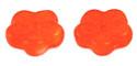 Flower 7 mm (loose) : Opaque Orange
