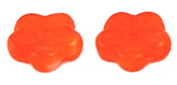 Flower 7 mm (loose) : Opaque Orange