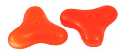 Three-Sided Unique 14mm (loose) : Opaque Orange