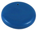 Pendant Coin (loose) : Opaque Blue