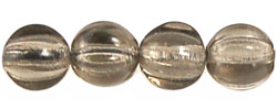 Melon Round 8mm (loose) : Black Diamond