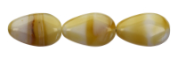 Flat Drop 15/9mm : Caramel Beige