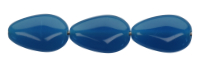 Flat Drop 15/9mm : Opaque Blue