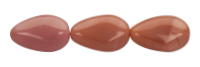 Flat Drop 15/9mm : Pink - Coral