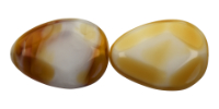 Flat Drop 15/9mm : Caramel Beige