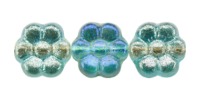 Flowers 8/4 : Space Color - Aqua/Grey