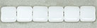 Small Flat Squares 6mm (loose) : White