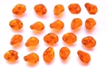 Textured Potatoes 12/9mm (loose) : Fiber Optic Orange