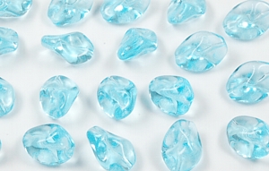 Textured Potatoes 18/13mm (loose) : Aquamarine