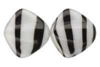 Flat Manta 17/18mm (loose) : White/Amethyst