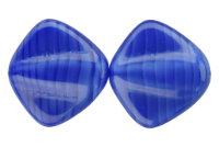 Flat Manta 17/18mm (loose) : Dk Blue Coral