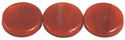 Coin 15mm (loose) : Opaque Striped Brown