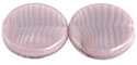 Coin 20mm (loose) : Opaque Striped Lilac
