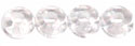 Roll Beads 6mm (loose) : Crystal