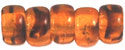 Roll Beads 6mm (loose) : Dk Tortoise