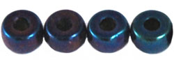 Roll Beads 6mm (loose) : Iris - Blue