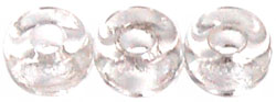 Roll Beads 9mm (loose) : Crystal