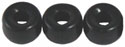 Roll Beads 9mm (loose) : Jet
