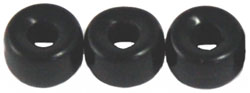 Roll Beads 9mm (loose) : Jet