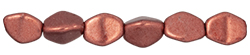 Pinch Beads 5mm (loose) : Saturated Metallic Valiant Poppy