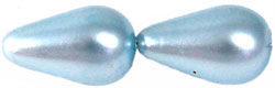 Drop Beads 8mm (loose) : Pearl Coated