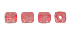 Cube 4/4mm (loose) : Translucent Luscious Red