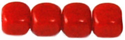 Cube 4/4mm (loose) : Opaque Red