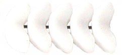 Angel Wings 15mm (loose) : Alabaster